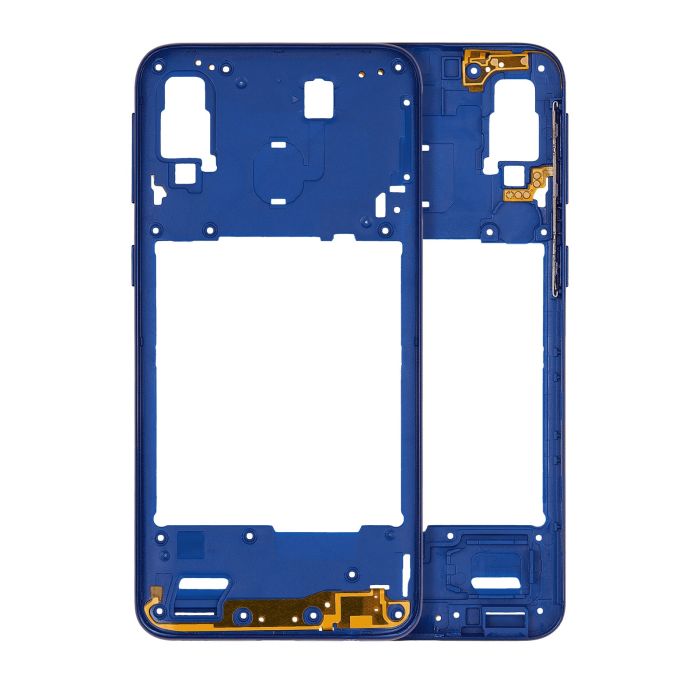 Mittelrahmen für Samsung Galaxy A40 (A405/ 2019) (Aftermarket Plus) (Blau)