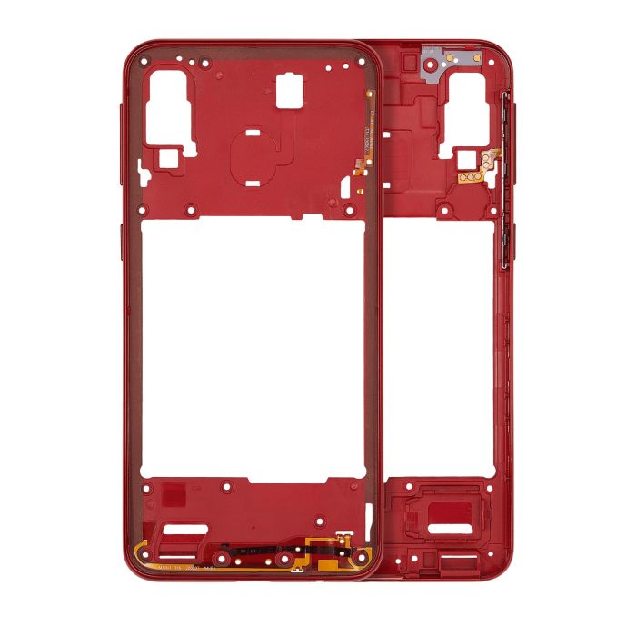 Mittelrahmen für Samsung Galaxy A40 (A405/ 2019) (Aftermarket Plus) (Coral)