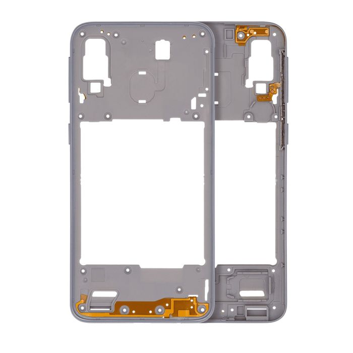 Mittelrahmen für Samsung Galaxy A40 (A405/ 2019) (Aftermarket Plus) (Weiß)