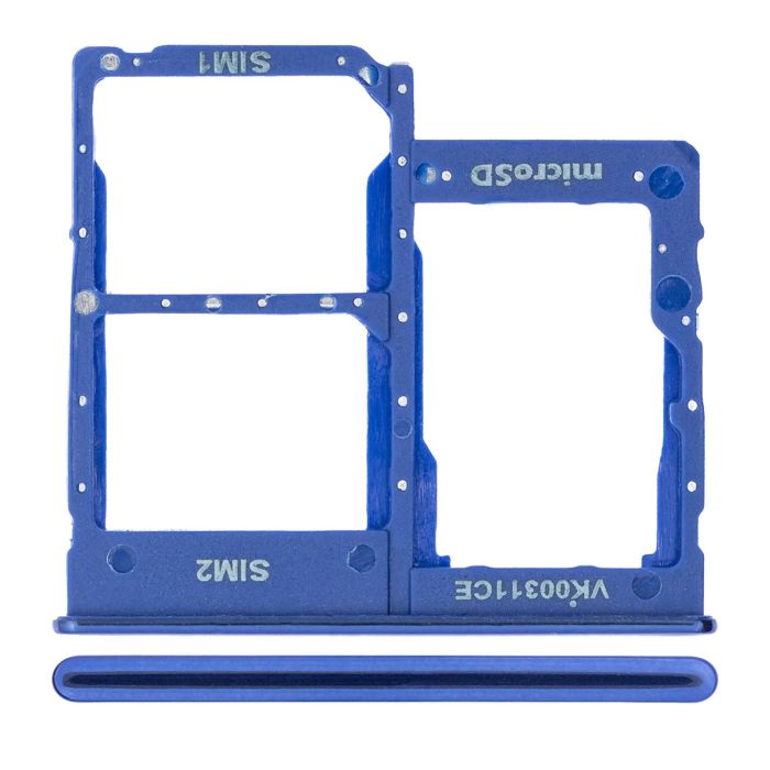 SIM-Kartenschacht Dual für Samsung Galaxy A40 (A405/ 2019) (Blau)
