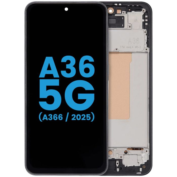 LCD Display mit Rahmen für Galaxy A36 5G (A366/ 2025) (6.58") (US Version)