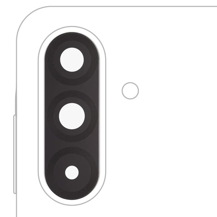 Rückkamera-Linse (nur Glas) mit Kleber für Samsung Galaxy A36 5G (A366/ 2025)