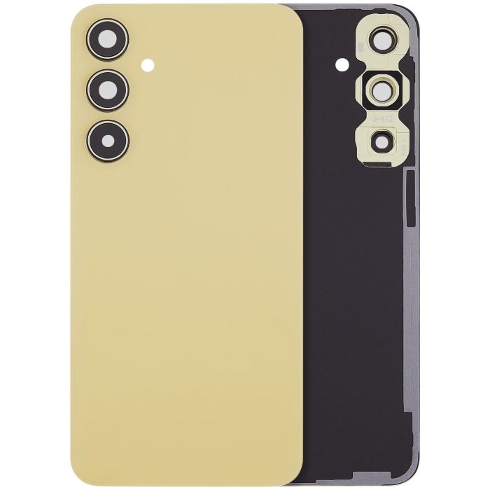 Rückglas mit Kameralinse für Galaxy A35 5G (A356/ 2024 (ohne Logo) (Lemon)