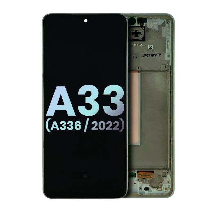 OLED Display mit Rahmen für Galaxy A33 5G (A336/ 2022) (Service Pack)