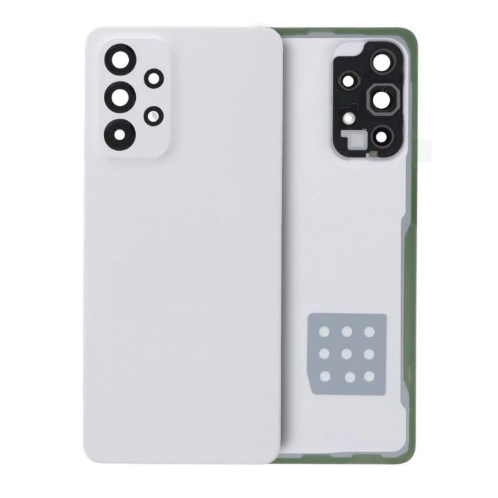 Rückglas mit Kameralinse für Samsung Galaxy A33 5G (Service Pack) (Weiß)