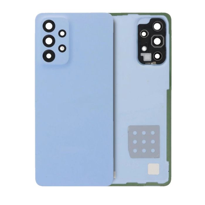 Rückglas mit Kameralinse für Samsung Galaxy A33 5G (Service Pack) (Blau)