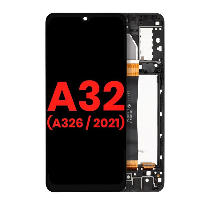 LCD Display mit Rahmen für Galaxy A32 5G (A326/ 2021) (All Models)