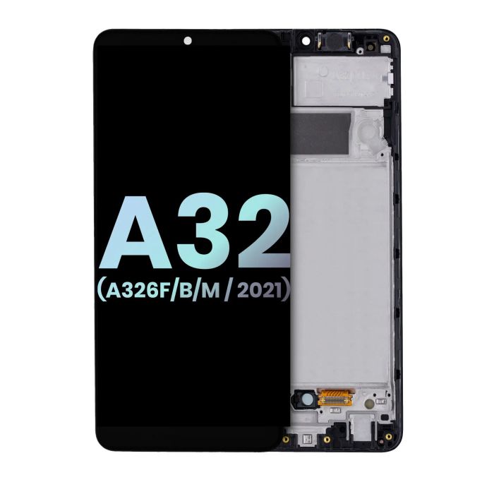 LCD Display mit Rahmen für Galaxy A32 5G (A326F/B/M/ 2021)