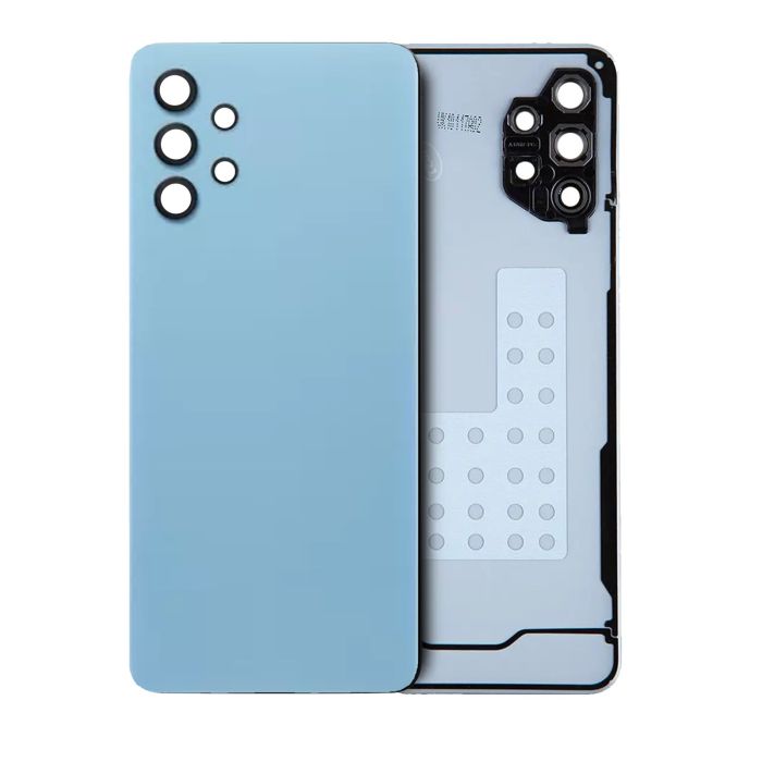 Rückglas mit Kameralinse für Samsung Galaxy A32 5G (Service Pack) (Awesome Blue)