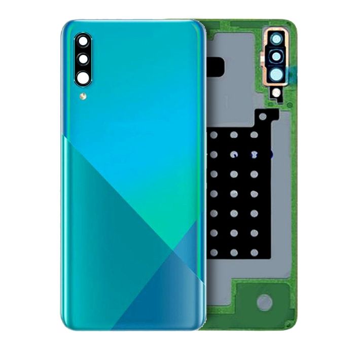 Rückglas mit Kameralinse für Samsung Galaxy A30S (Service Pack) (Grün)