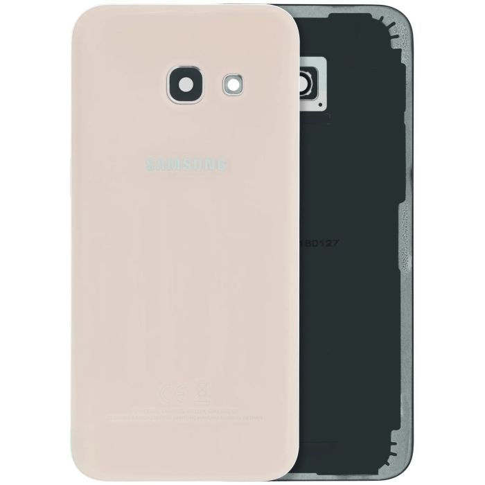 Rückglas mit Kameralinse für Galaxy A3 (A320/ 2017) (Service Pack) (Pink)