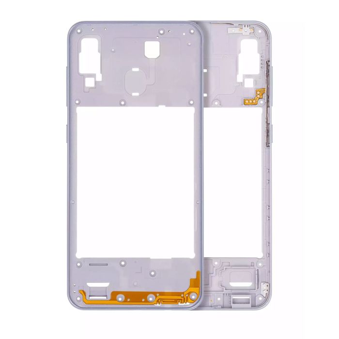 Mittelrahmen für Samsung Galaxy A30 (A305/ 2019) (Aftermarket Plus) (Weiß)