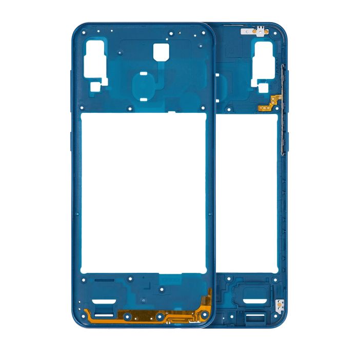 Mittelrahmen für Samsung Galaxy A30 (A305/ 2019) (Aftermarket Plus) (Blau)