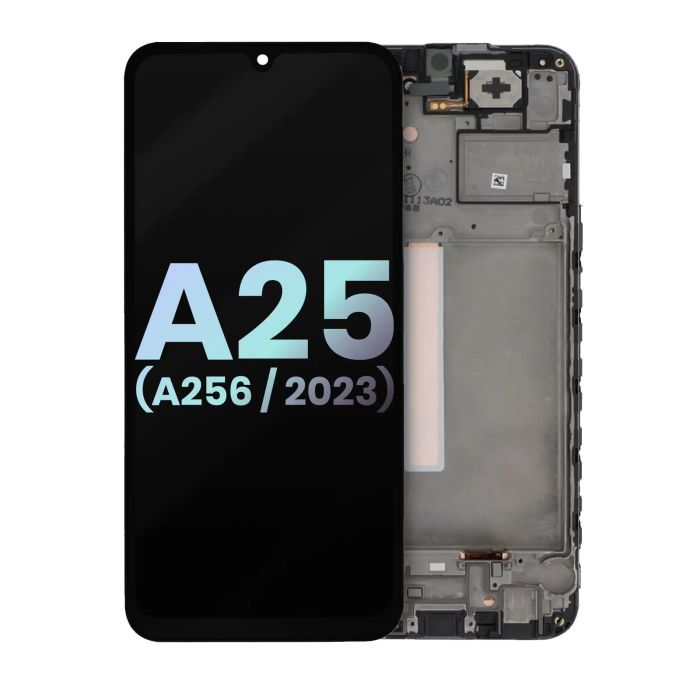 OLED Display mit Rahmen für Galaxy A25 5G (A256/ 2023) (Service Pack)