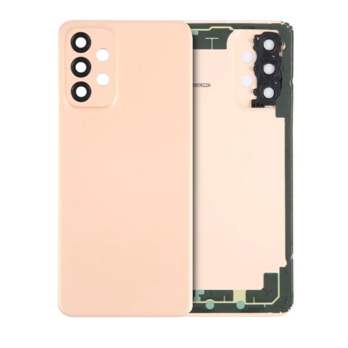 Rückglas mit Kameralinse für Samsung Galaxy A23 5G (Service Pack) (Orange)
