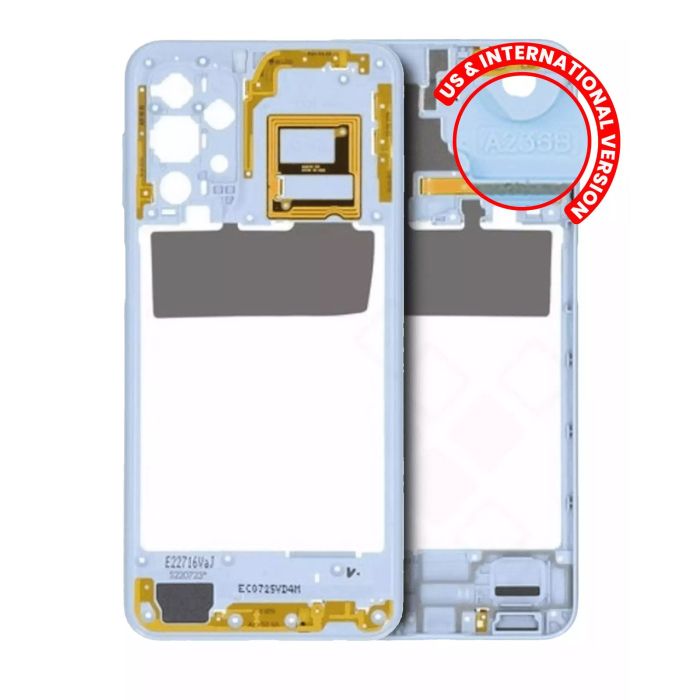 Mittelrahmen für Galaxy A23 5G (US & International Version) (Weiß)