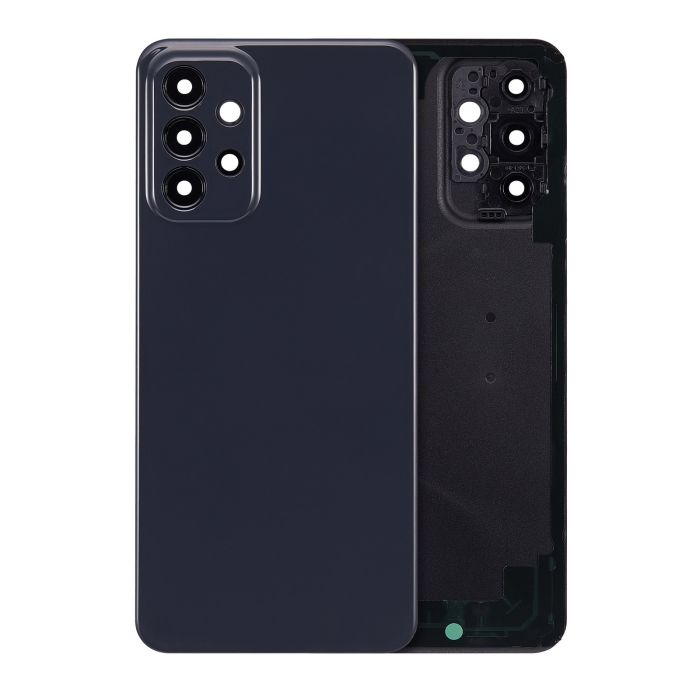 Rückglas für Samsung Galaxy A23 (A235/ 2022) (Aftermarket Plus) (Schwarz)