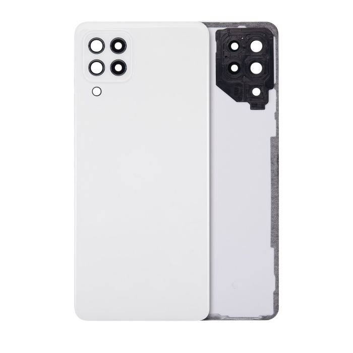 Rückglas mit Kameralinse für Galaxy A22 4G (A225/ 2021) (Weiß)