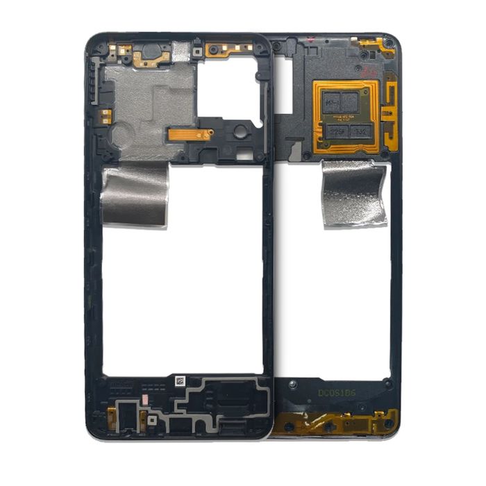Mittelrahmen für Samsung Galaxy A22 4G (A225/ 2021) (Schwarz)