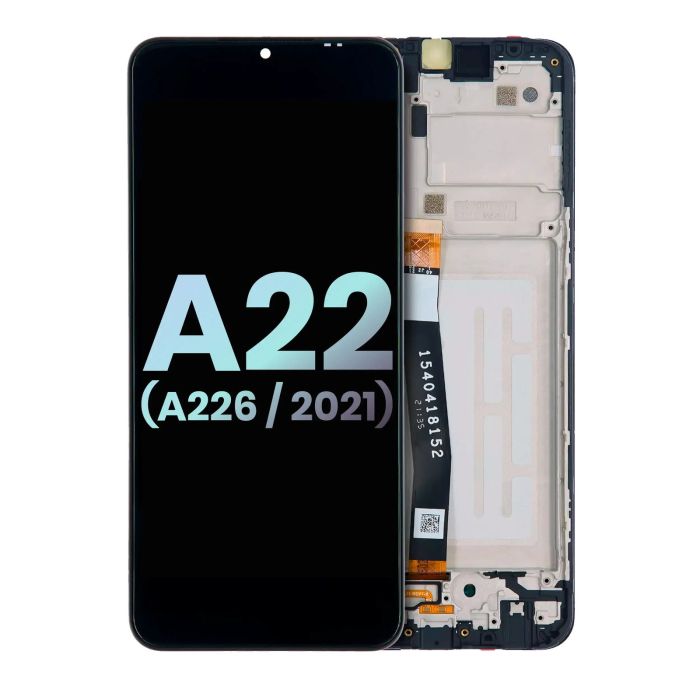 LCD Display mit Rahmen für Galaxy A22 5G (A226/ 2021) (Service Pack)