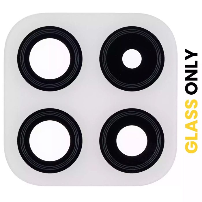 Rückkamera-Linse (nur Glas) mit Kleber für Galaxy A22 5G (A226/ 2021) (Weiß)