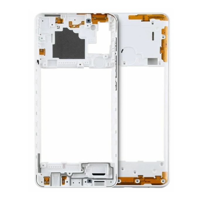 Mittelrahmen für Samsung Galaxy A21S (A217/ 2020) (Weiß)