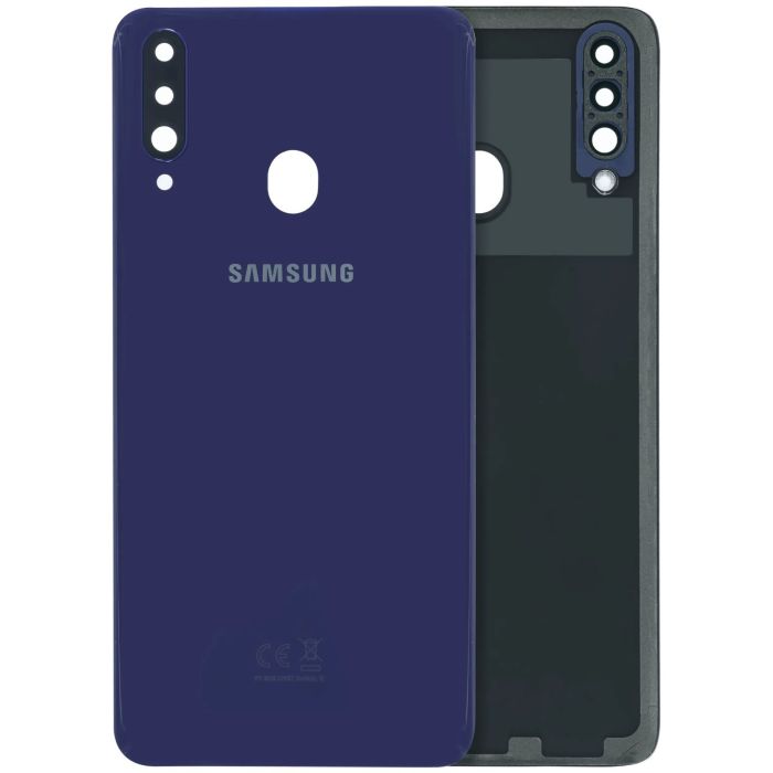 Rückseite Abdeckung für Samsung Galaxy A20s (A207/ 2019) (Service Pack) (Blau)