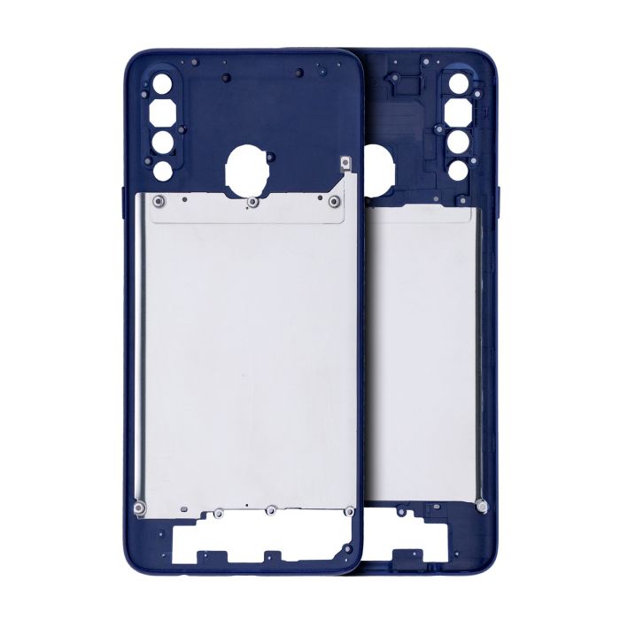 Mittelrahmen für Samsung Galaxy A20S (Blau)