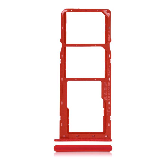 SIM-Kartenschacht Dual für Galaxy A10s (A107/ 2019)/ A20s (A207/ 2019) (Rot)