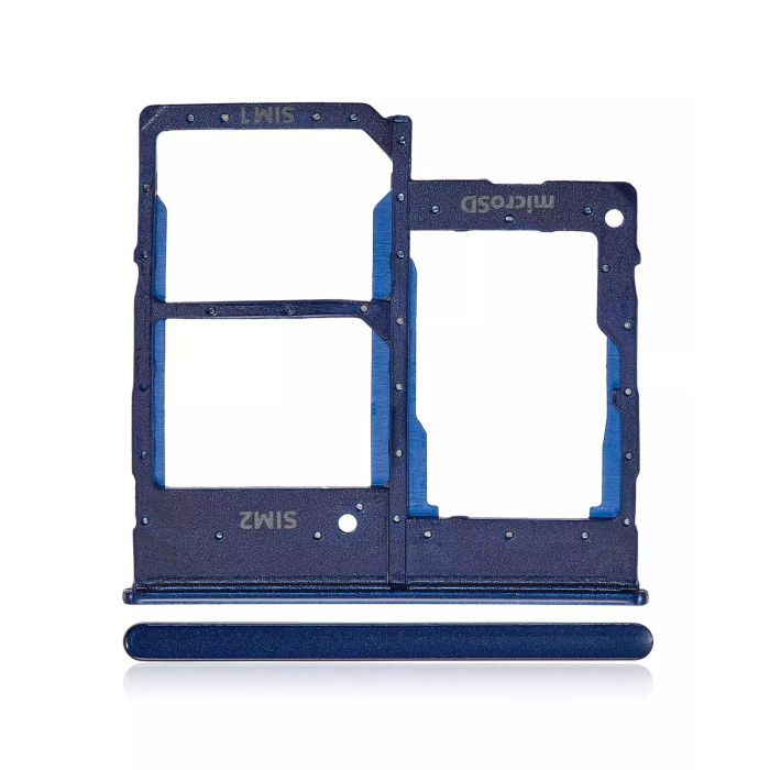 SIM-Kartenschacht Dual für Samsung Galaxy A20E (A202/ 2019) (Blau)