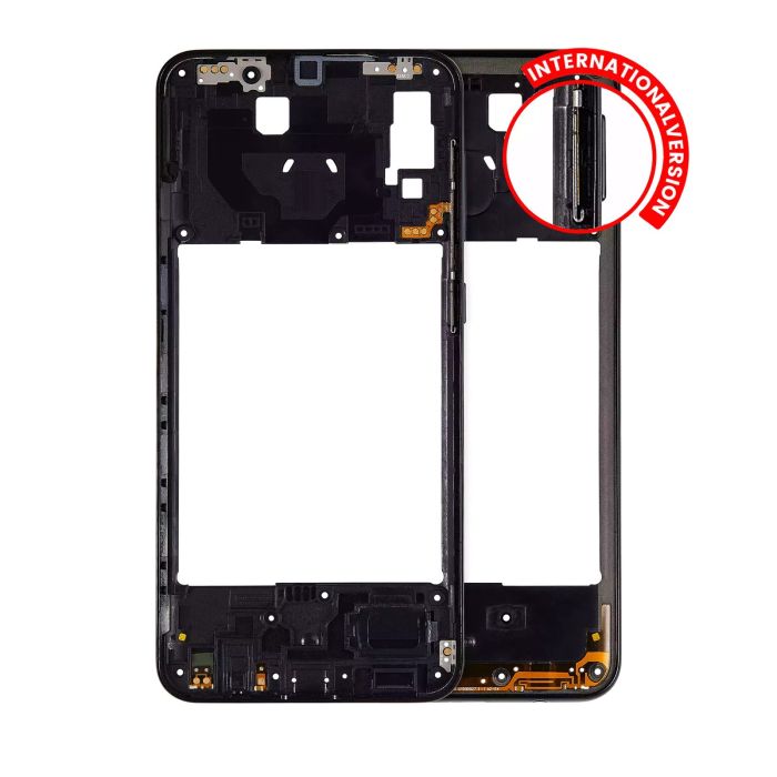 Mittelrahmen für Galaxy A20 (A205/ 2019) (Internationale Version) (Schwarz)