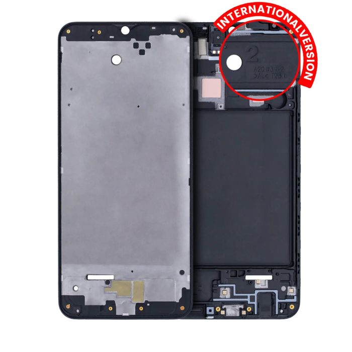 LCD-Rahmen für Samsung Galaxy A20 (A205/ 2019) (Internationale Version)