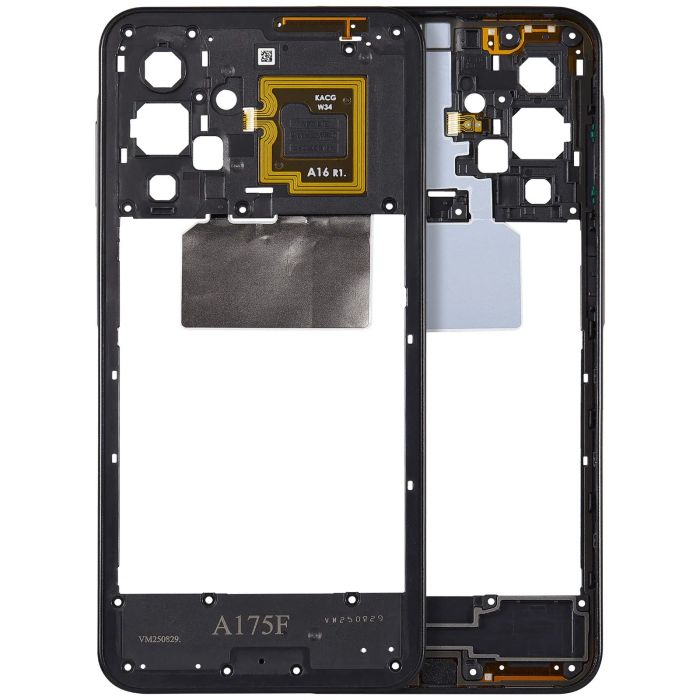 Mittelrahmen für Samsung Galaxy A17 4G (A175/ 2025) (Schwarz)