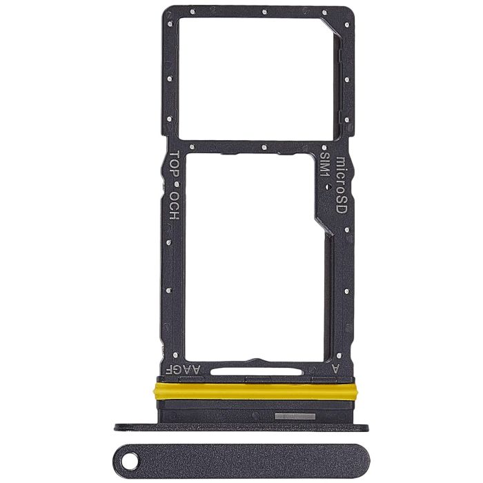 SIM-Kartenschacht Single für Galaxy A17 4G (A175/ 2025) (Premium) (Schwarz)