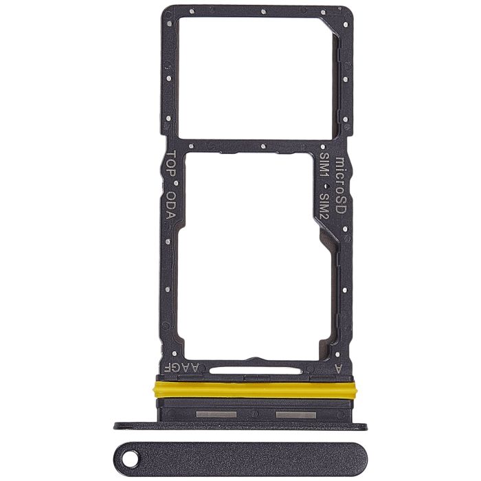SIM-Kartenschacht Dual für Galaxy A17 4G (A175/ 2025) (Premium) (Schwarz)