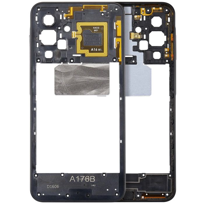 Mittelrahmen für Samsung Galaxy A17 5G (A176/ 2025) (Schwarz)