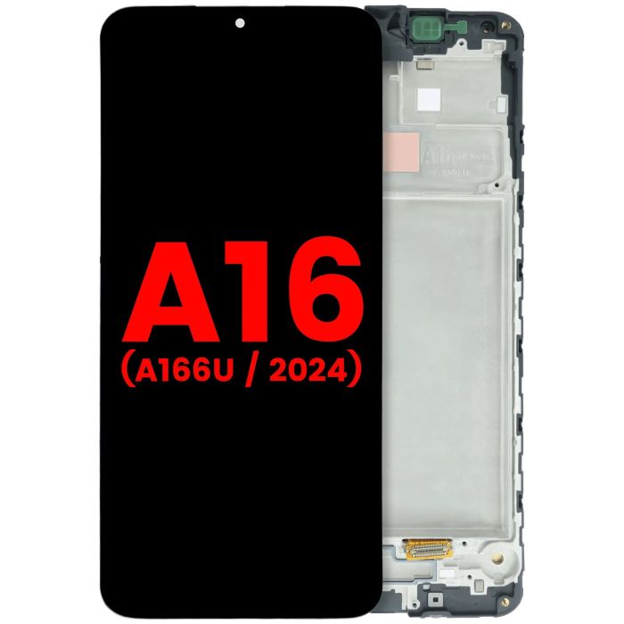 OLED Display mit Rahmen für Galaxy A16 5G (A166U/ 2024) (US Version)