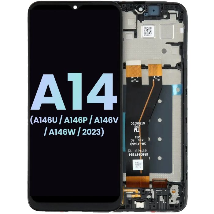 LCD Display mit Rahmen für Galaxy A14 5G (US Version) (Service Pack)