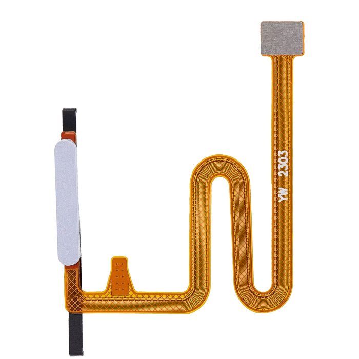 Fingerabdruck Leser mit Flexkabel für Samsung Galaxy A14 (A145P/ 2023) (Silber)