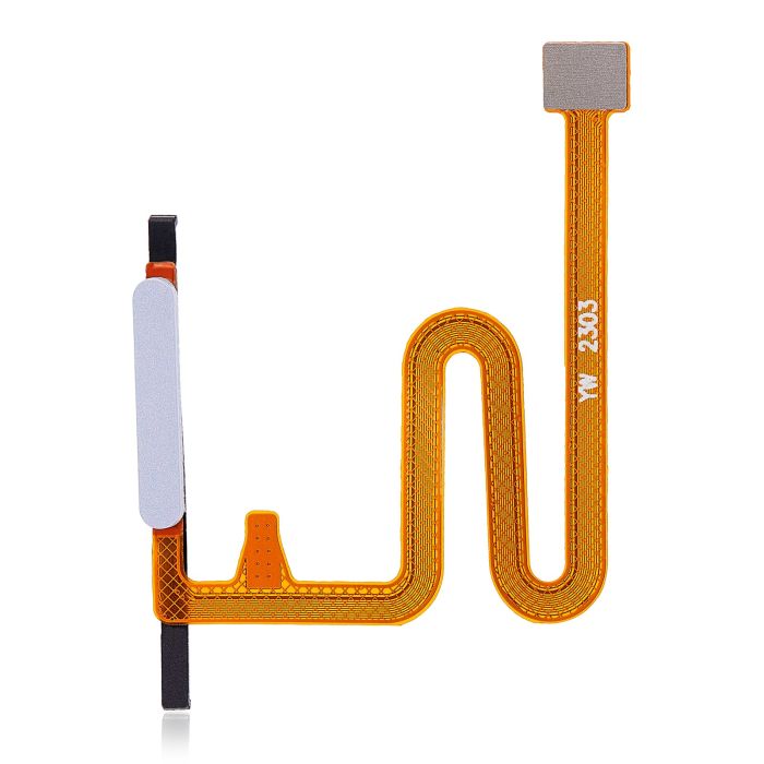 Fingerabdruck Leser mit Flexkabel für Samsung Galaxy A14 (A145B/ 2023) (Silber)