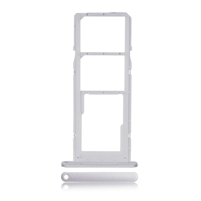 SIM-Kartenschacht Dual für Samsung Galaxy A14 (A145F) (Silber)