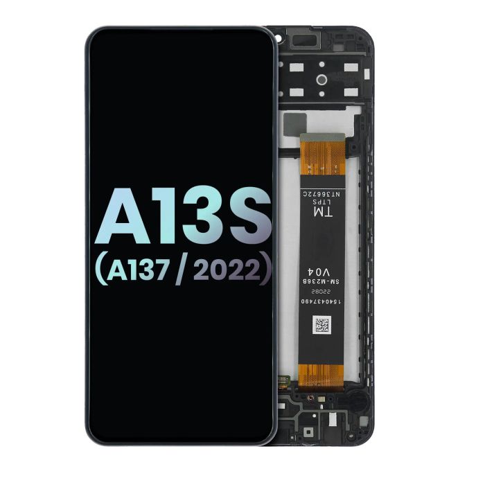LCD Display mit Rahmen für Galaxy A13s 5G (A137/ 2022) (Service Pack)
