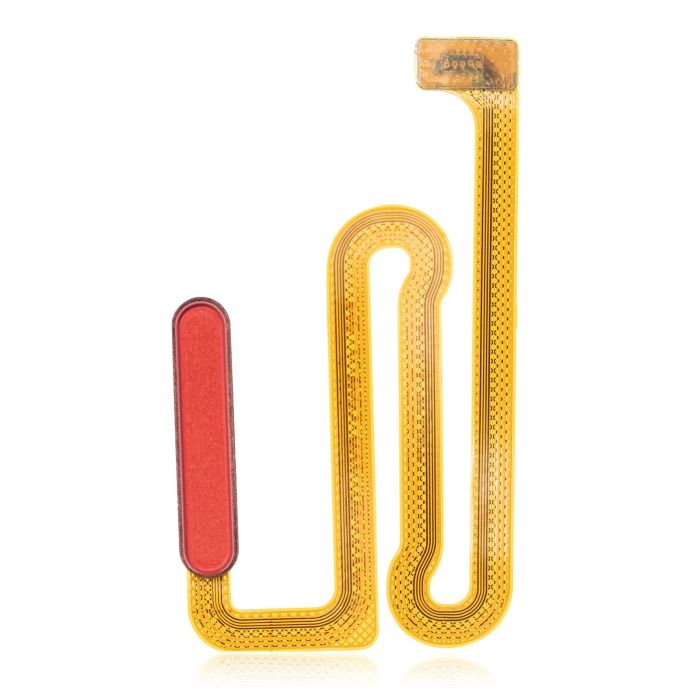 Fingerabdruck Leser mit Flexkabel für Samsung Galaxy A12 (A125/ 2020) (Rot)