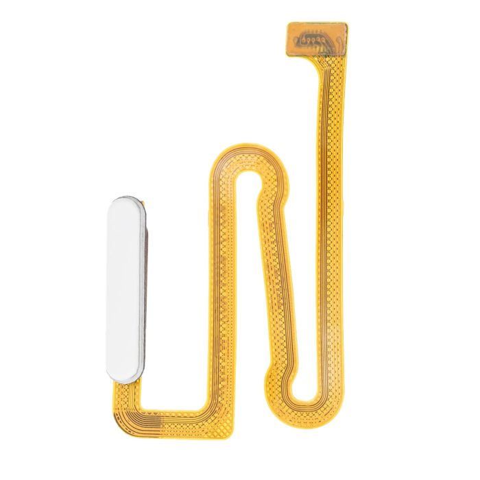 Fingerabdruck Leser mit Flexkabel für Samsung Galaxy A12 (A125/ 2020) (Weiß)