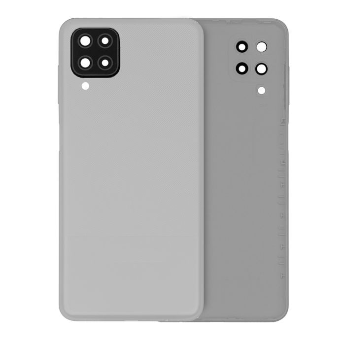 Rückglas mit Kameralinse für Samsung Galaxy A12 (Service Pack) (Weiß)