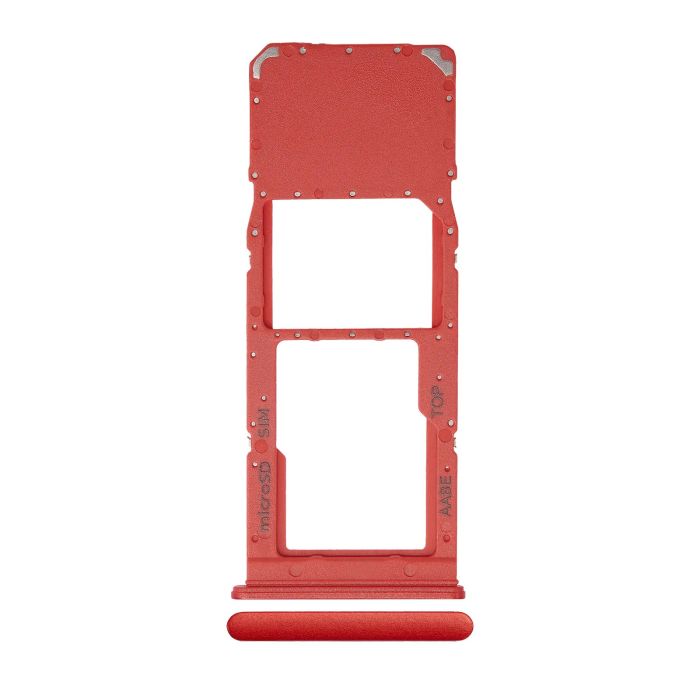 SIM-Kartenschacht Single für Samsung Galaxy A12 (A125/ 2020) (Rot)