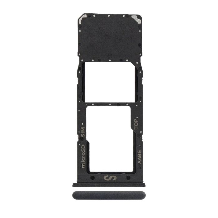 SIM-Kartenschacht Single für Samsung Galaxy A12 (A125/ 2020) (Schwarz)