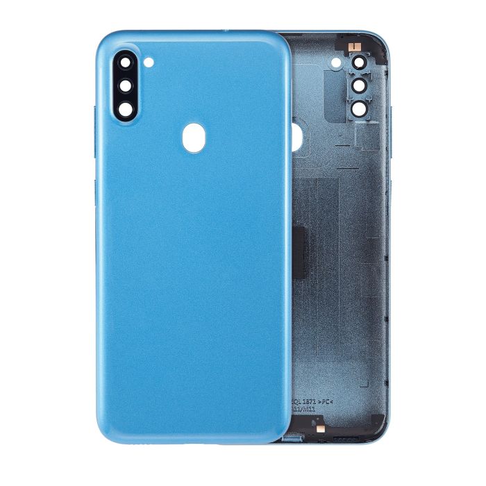 Rückseite Abdeckung mit Kameralinse für Galaxy A11 (A115/ 2020) (Blau)
