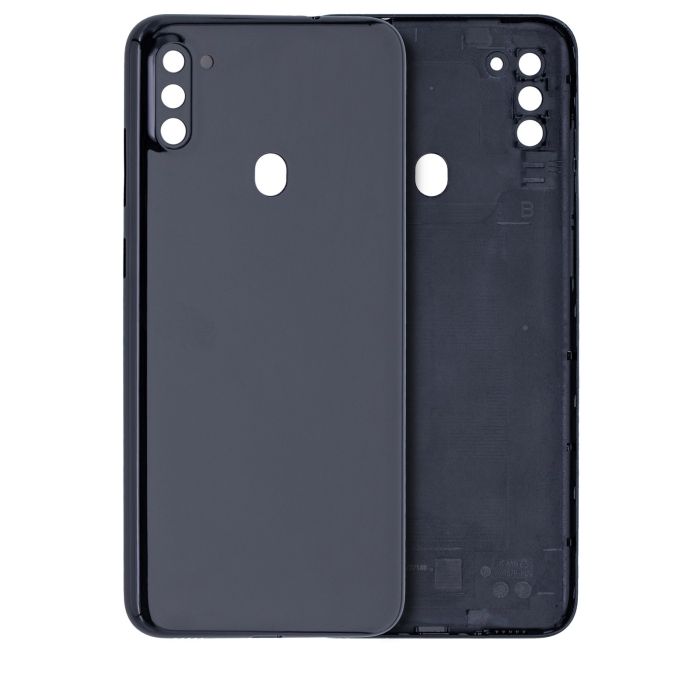 Rückseite Abdeckung für Samsung Galaxy A11 (A115/ 2020) (Schwarz)