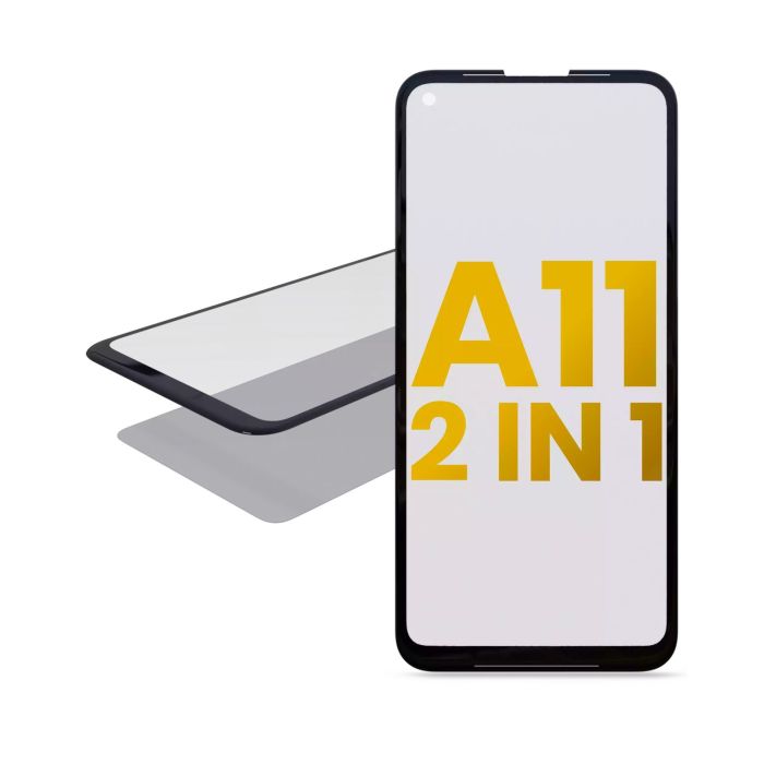 2 in 1 Front Glas mit OCA für Samsung Galaxy A11 (US Version) (A115/ 2020)